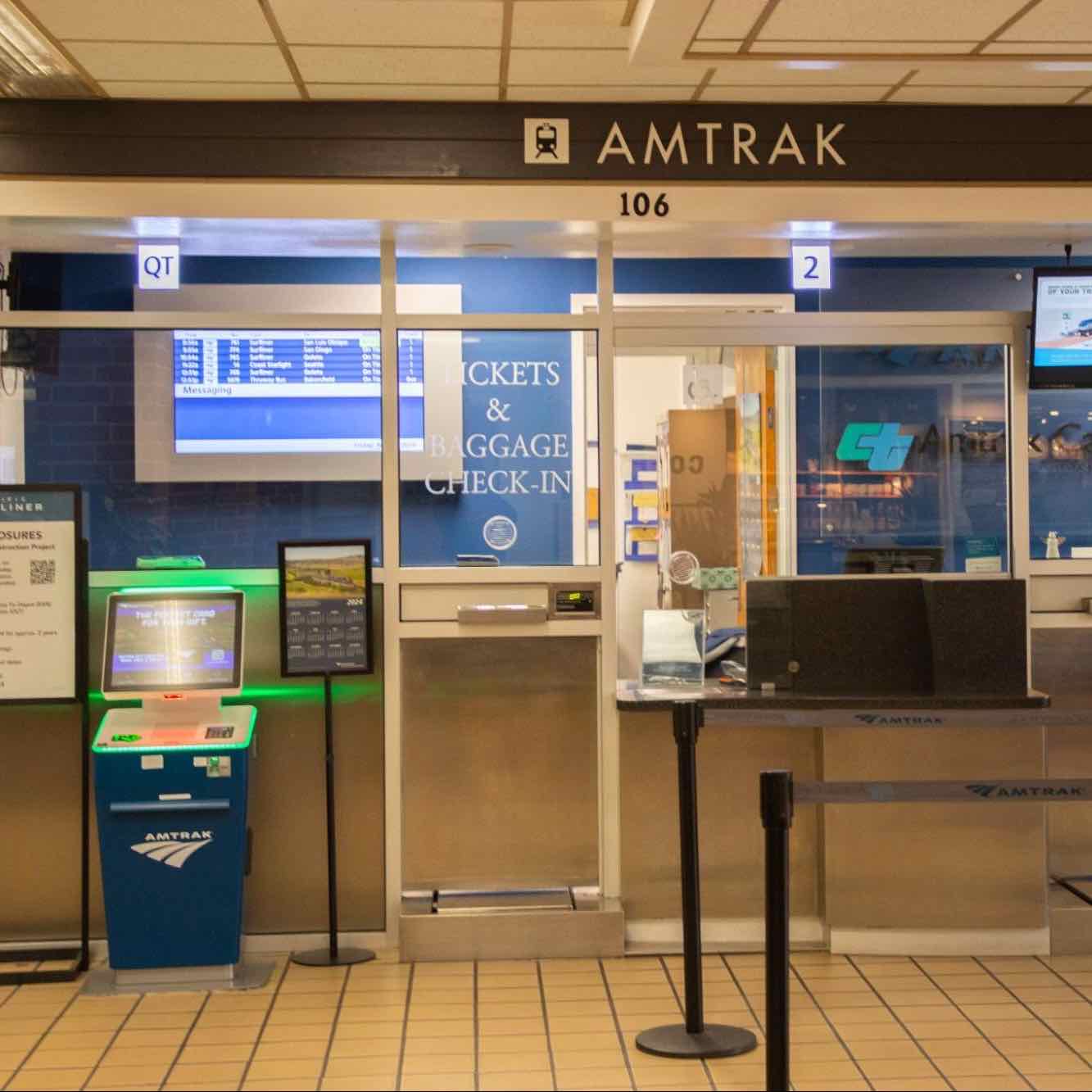 Amtrak Ticket Window